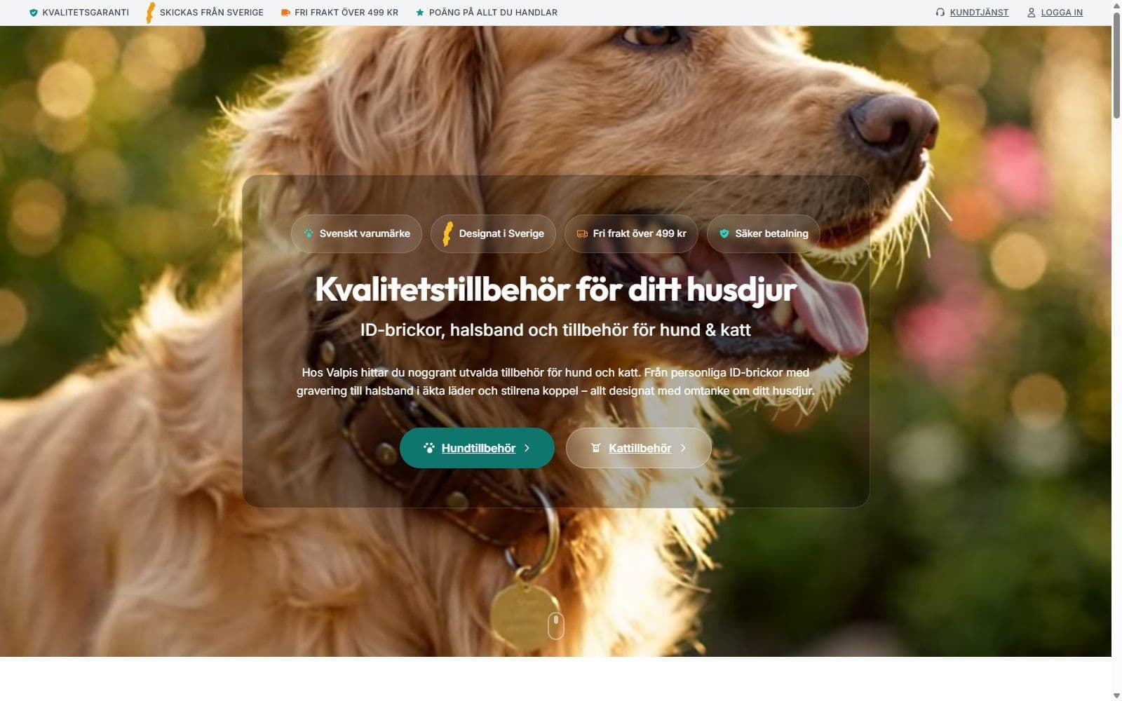 Skärmbild av projektet Valpis
